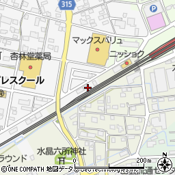 静岡県浜松市中央区和田町217周辺の地図