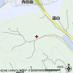 愛知県南知多町（知多郡）片名（道山）周辺の地図