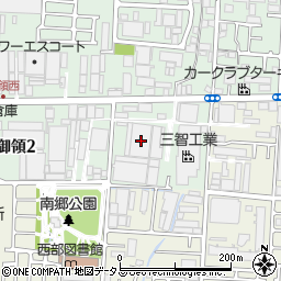 大阪府大東市御領2丁目171周辺の地図