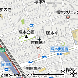 塚本壱番館周辺の地図