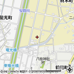 静岡県浜松市中央区材木町264周辺の地図