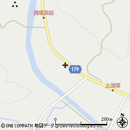 広島県安芸高田市甲田町浅塚392周辺の地図