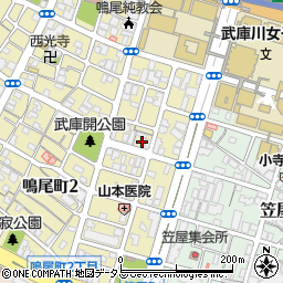 山田染物店周辺の地図