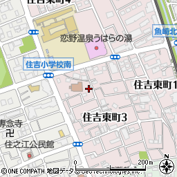 長束ハイツ周辺の地図