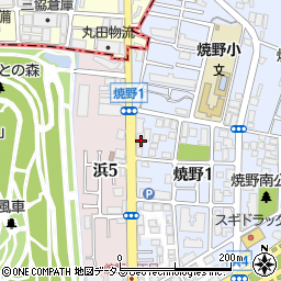 大阪ブレーキ周辺の地図