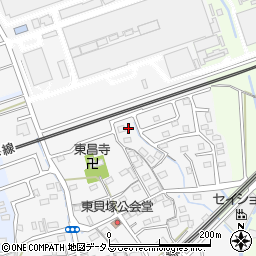 静岡県磐田市東貝塚1104周辺の地図