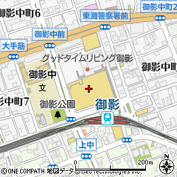 お好み焼き・焼きそば 鶴橋風月 御影クラッセ店周辺の地図