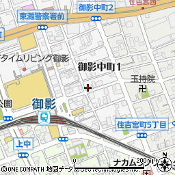 日本空手道拳和会周辺の地図
