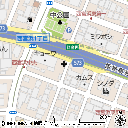 楠原輸送株式会社　大阪車庫周辺の地図
