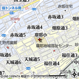 神戸市立摩耶小学校周辺の地図