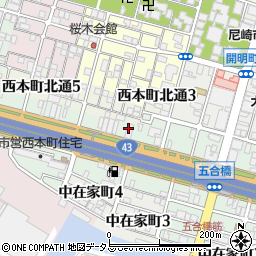大阪フォークリフト株式会社周辺の地図