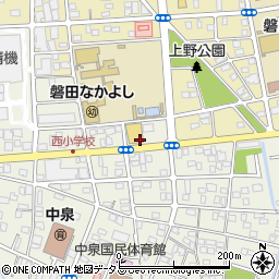 スギ薬局　磐田中泉店周辺の地図