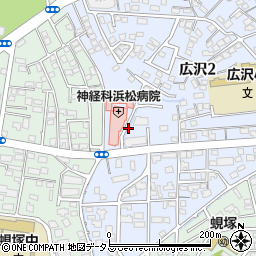 神経科　浜松病院周辺の地図
