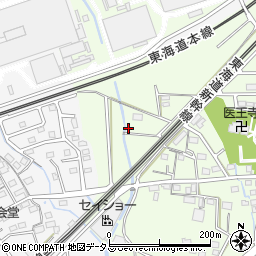 静岡県磐田市鎌田354周辺の地図