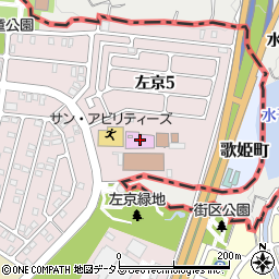 奈良市立ならやま屋内温水プール周辺の地図