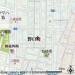 浜松野口郵便局周辺の地図