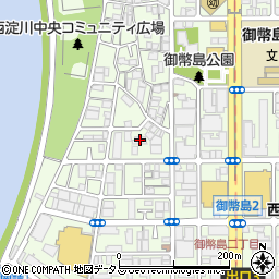 大阪府大阪市西淀川区御幣島4丁目3周辺の地図