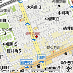 徳井会館周辺の地図