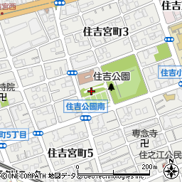 兵庫県神戸市東灘区住吉宮町周辺の地図