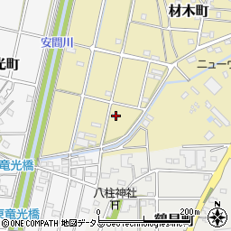 静岡県浜松市中央区材木町250周辺の地図