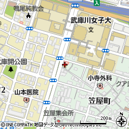 有限会社中央薬局　笠屋店周辺の地図