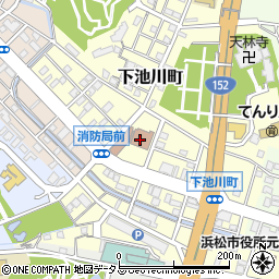 浜松市消防局周辺の地図