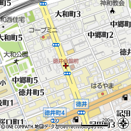 徳井会館前周辺の地図