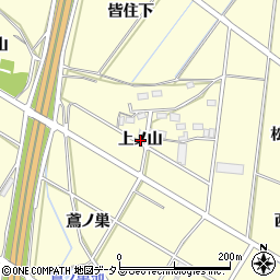 愛知県豊橋市船渡町（上ノ山）周辺の地図