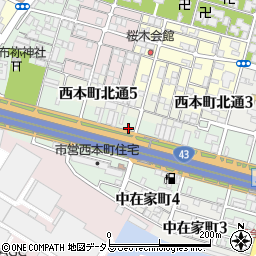 米澤商店周辺の地図