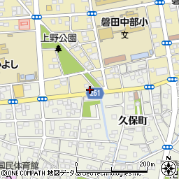 静岡県磐田市国府台20-19周辺の地図
