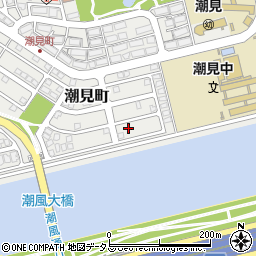 兵庫県芦屋市潮見町周辺の地図