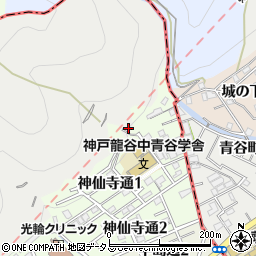兵庫県神戸市中央区葺合町キイキ周辺の地図