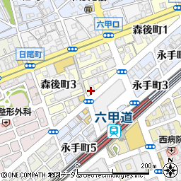 気エネルギー施術院周辺の地図