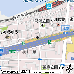 リサイクル阪神周辺の地図