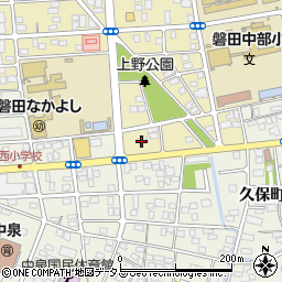 静岡県磐田市国府台22周辺の地図
