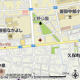 静岡県磐田市国府台22-13周辺の地図