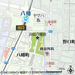 浜松八幡宮周辺の地図