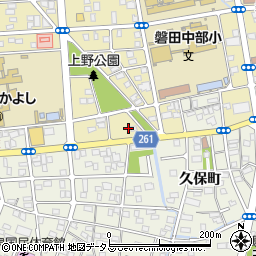 静岡県磐田市国府台20-20周辺の地図