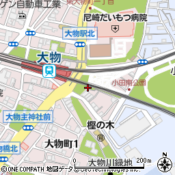 阪神フォークリフトスクール周辺の地図