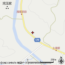 広島県安芸高田市甲田町浅塚402周辺の地図