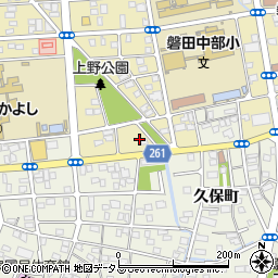 静岡県磐田市国府台20周辺の地図