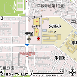 平城東公民館周辺の地図