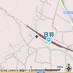 岡山県総社市日羽周辺の地図