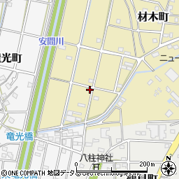 静岡県浜松市中央区材木町267周辺の地図