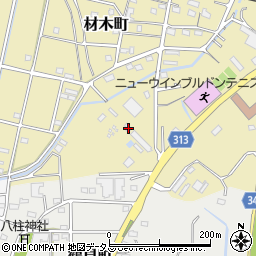 静岡県浜松市中央区材木町880周辺の地図