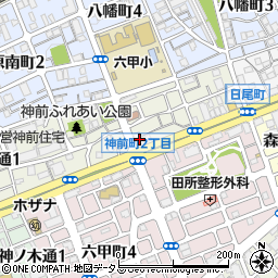 神戸葬儀社周辺の地図