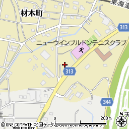 静岡県浜松市中央区材木町511周辺の地図