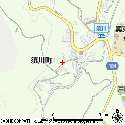 奈良県奈良市須川町周辺の地図