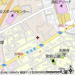 静岡県浜松市中央区宮竹町48周辺の地図