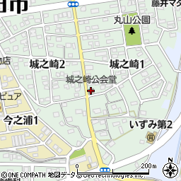 城之崎公会堂周辺の地図